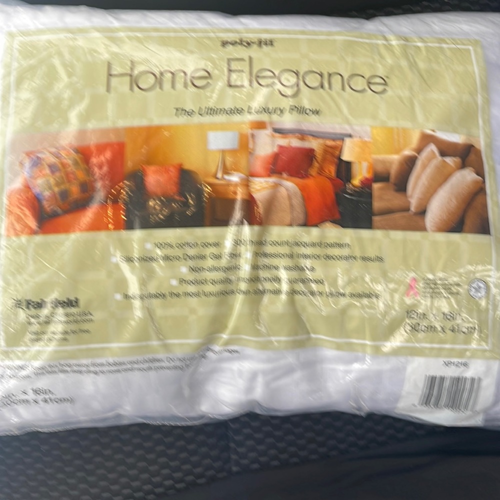 Home elegance poly fit 12x6. Xp1216 pillow